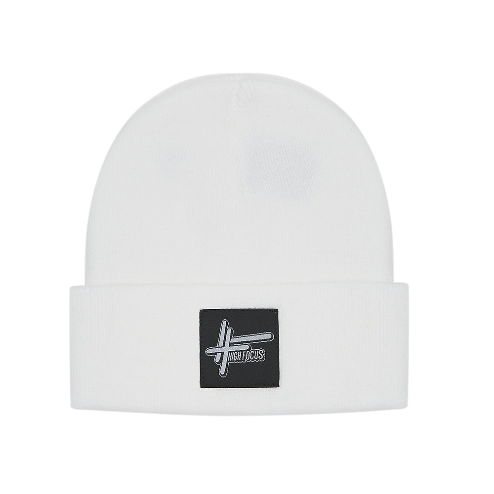High Focus - White Beanie