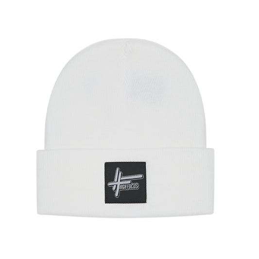 High Focus - White Beanie