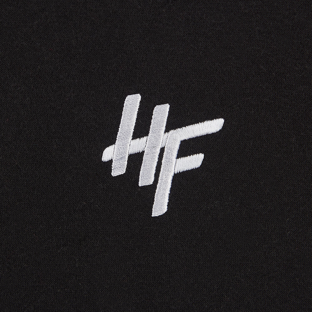 High Focus - Chunk Hoodie W/ Stamp back print // Black
