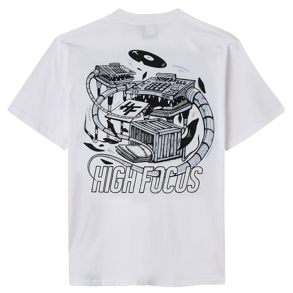High Focus - Crate Diggers T Shirt // White