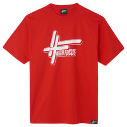 High Focus Logo T-Shirt // Red