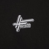 High Focus - Black Zipper Hoodie