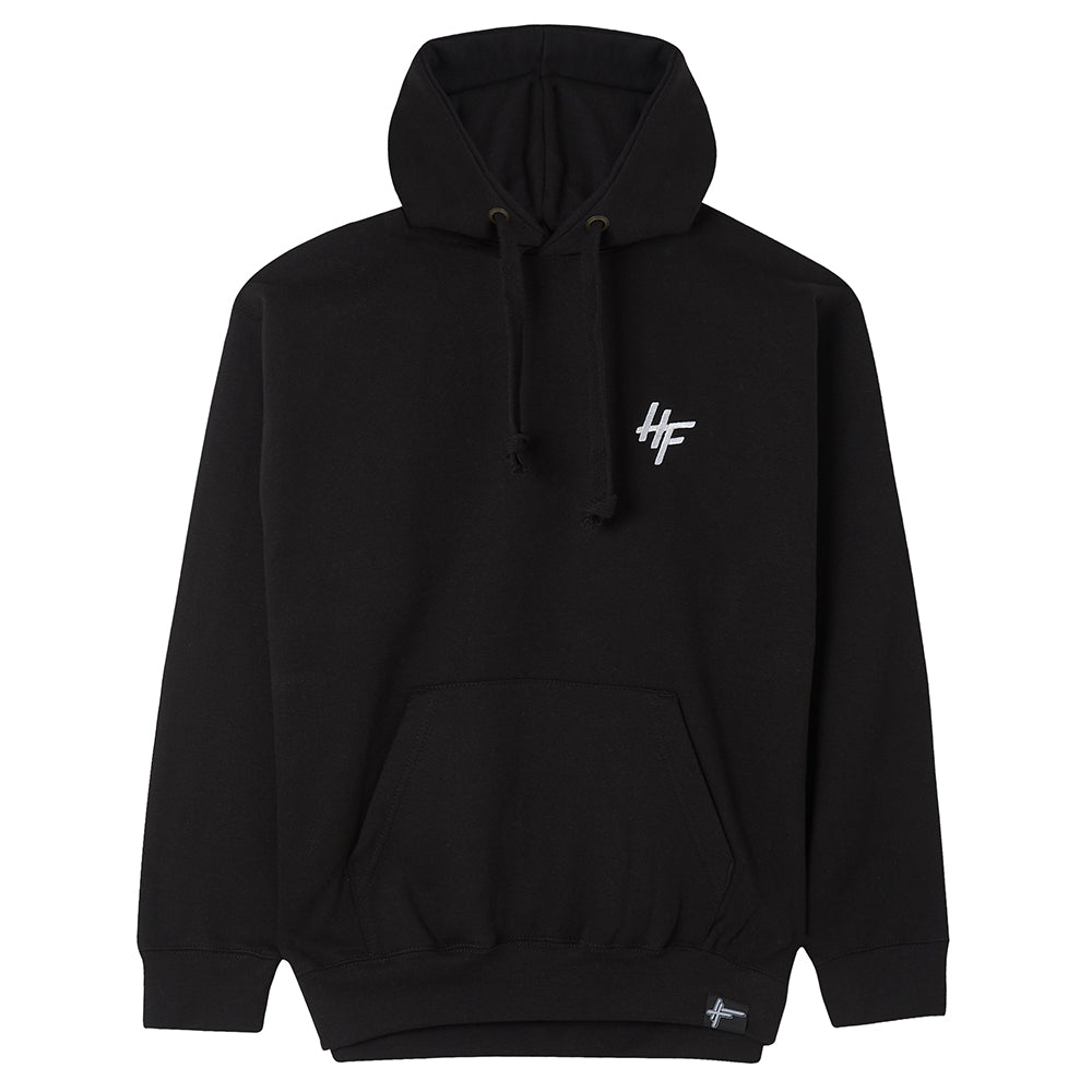 High Focus - Chunk Hoodie W/ Stamp back print // Black