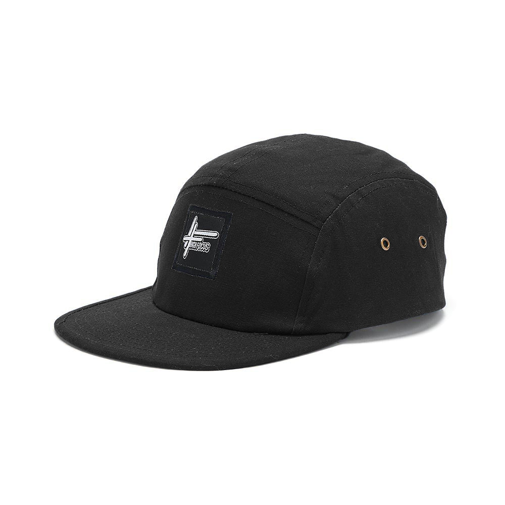 High Focus - Black 5 Panel Cap