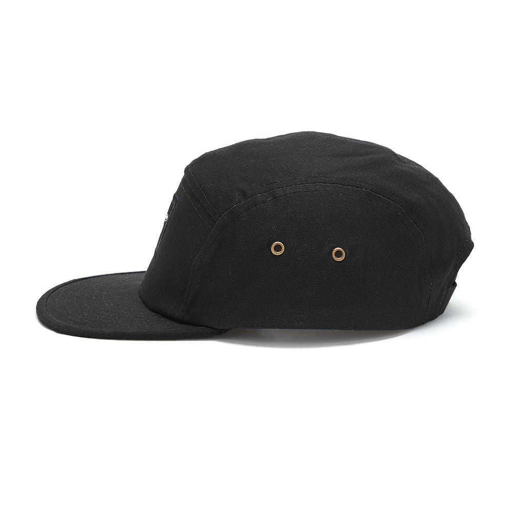 High Focus - Black 5 Panel Cap