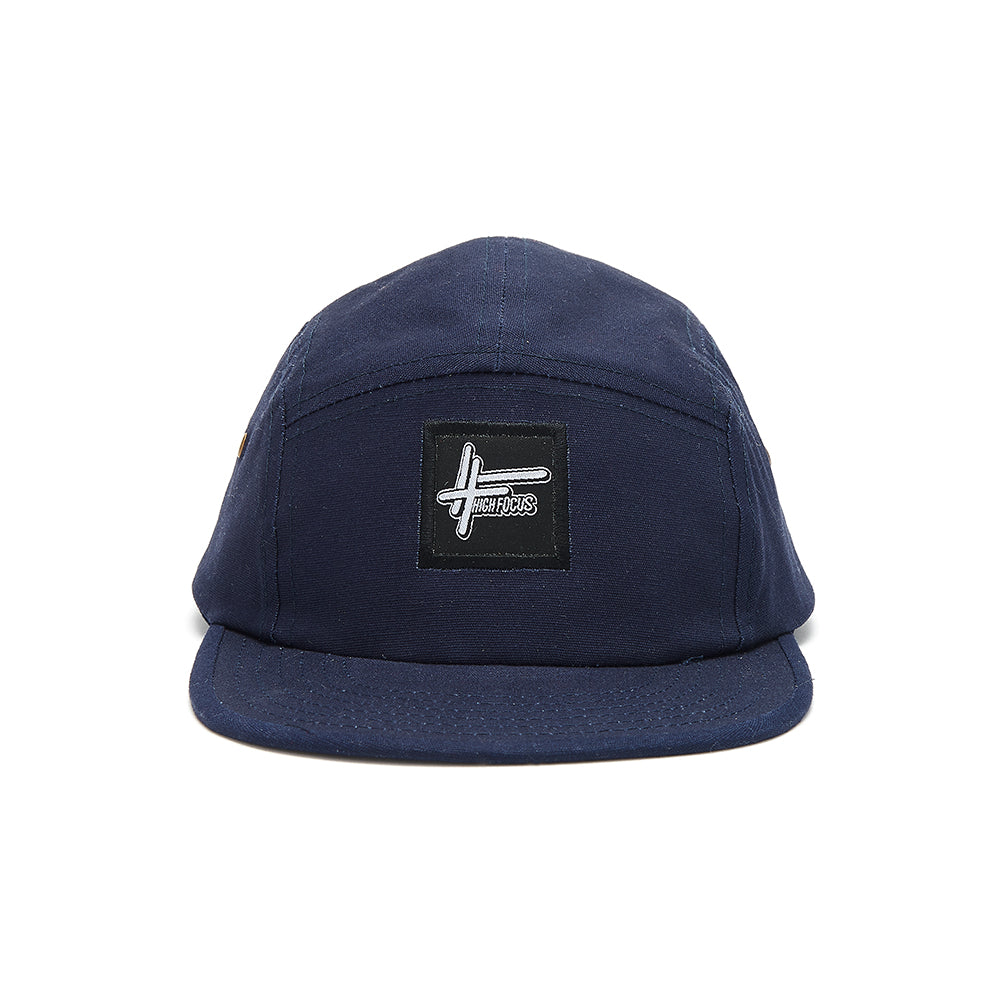 High Focus - French Navy 5 Panel Cap