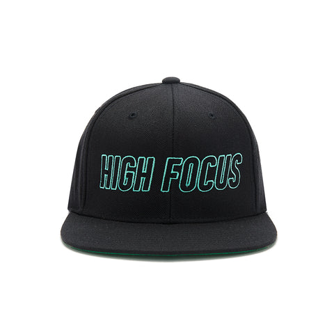 High Focus - Type Snapback // Black
