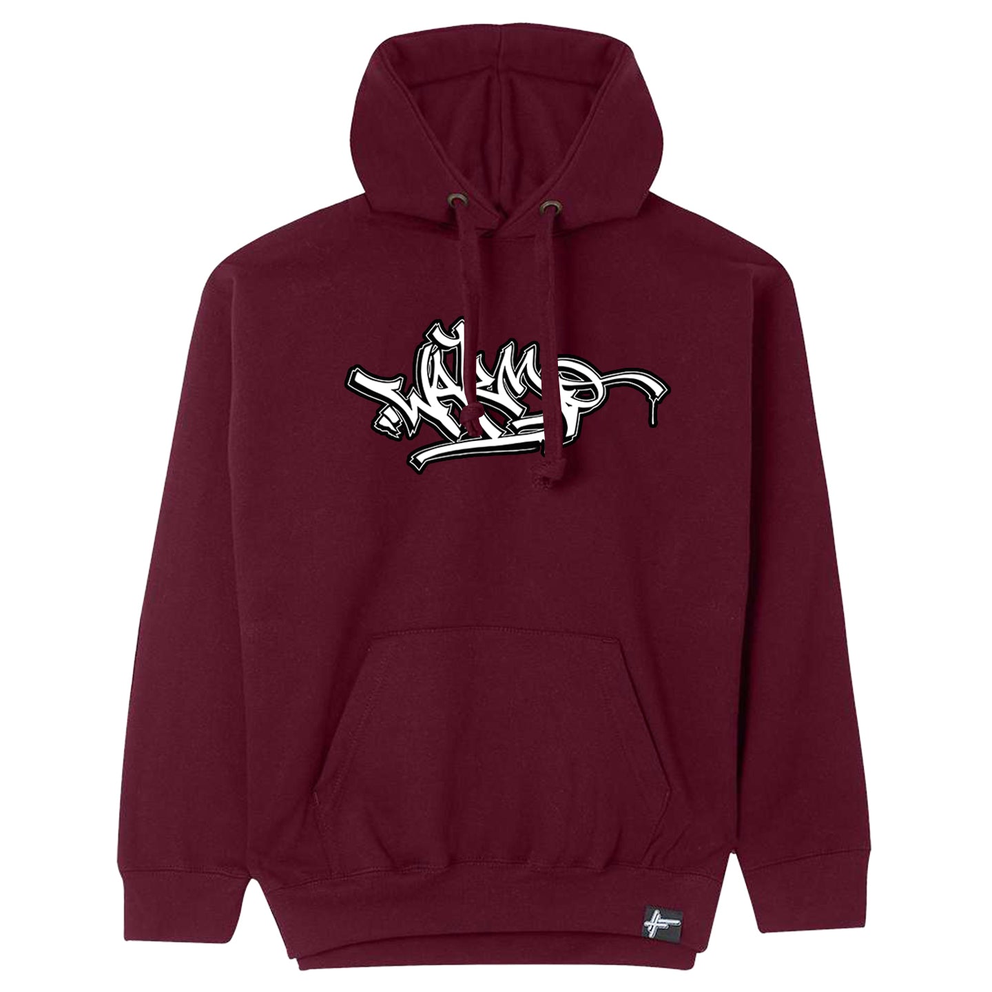 Datkid & Illinformed - WAKMO Logo Hoody // Burgundy – High Focus Records