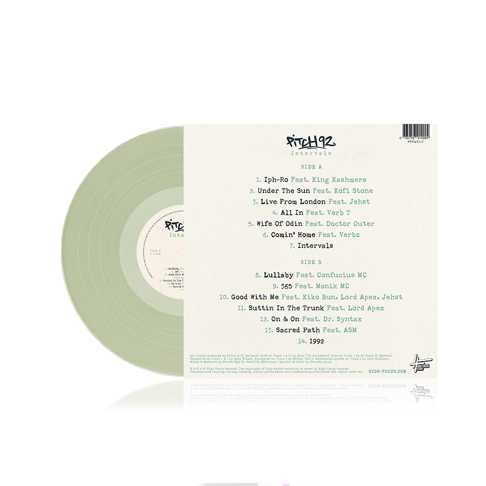 Pitch 92 - Intervals (LIMITED EDITION SEA-FOAM GREEN 12" VINYL)