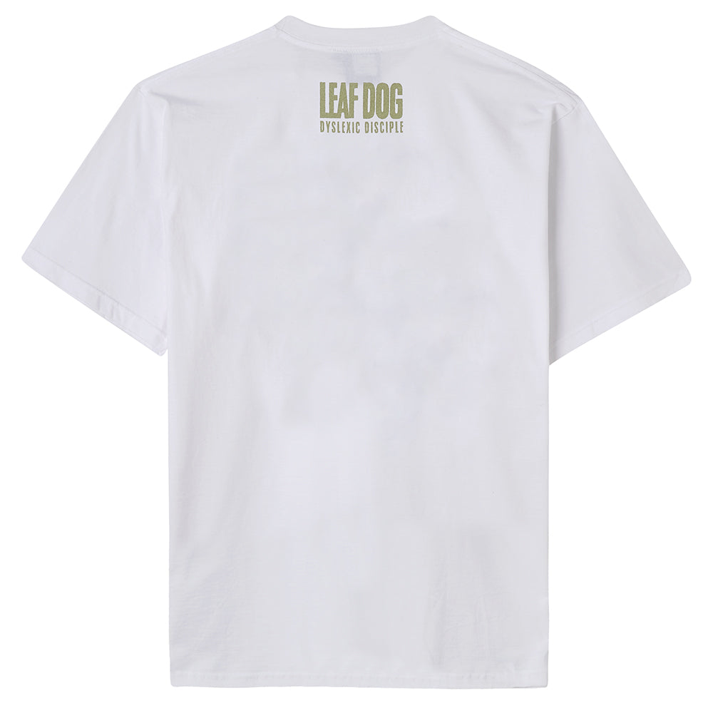 Leaf Dog - 'Dyslexic Disciple' T Shirt // White – High Focus Records ...