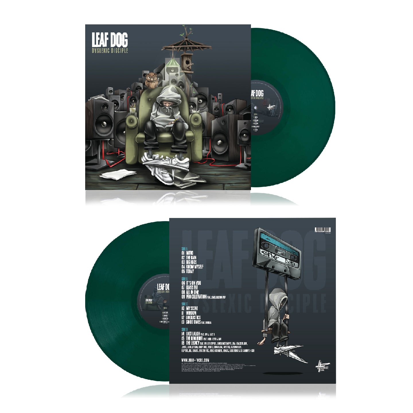 Leaf Dog - Dyslexic Disciple (LIMITED EDITION 2 x 12" COLOUR VINYL)