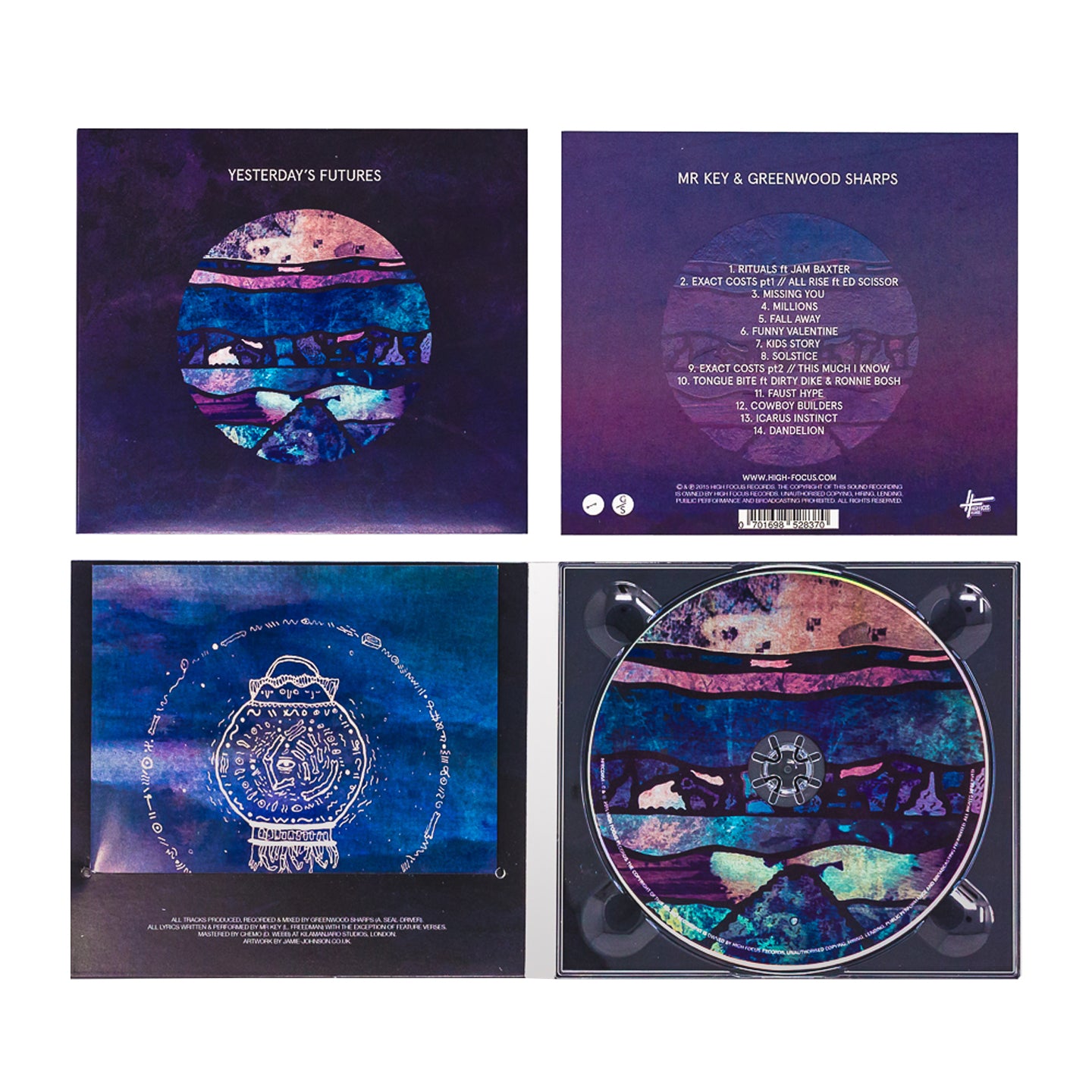 Mr Key & Greenwood Sharps - Yesterday's Futures (CD)