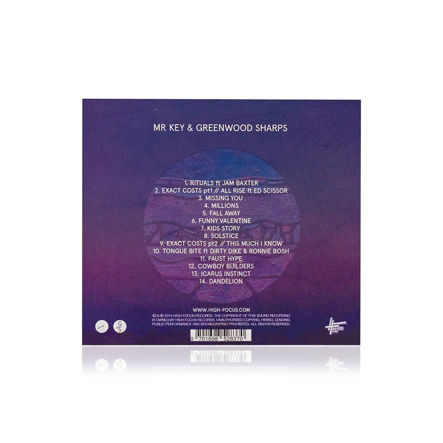 Mr Key & Greenwood Sharps - Yesterday's Futures (CD)