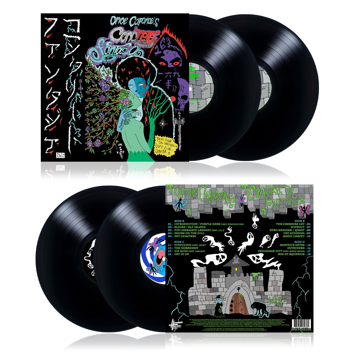 Onoe Caponoe - Concrete Fantasia (LIMITED EDITION 2 x 12" BLACK VINYL)