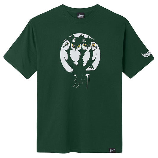 The Four Owls - Owls Icon T-Shirt // Green