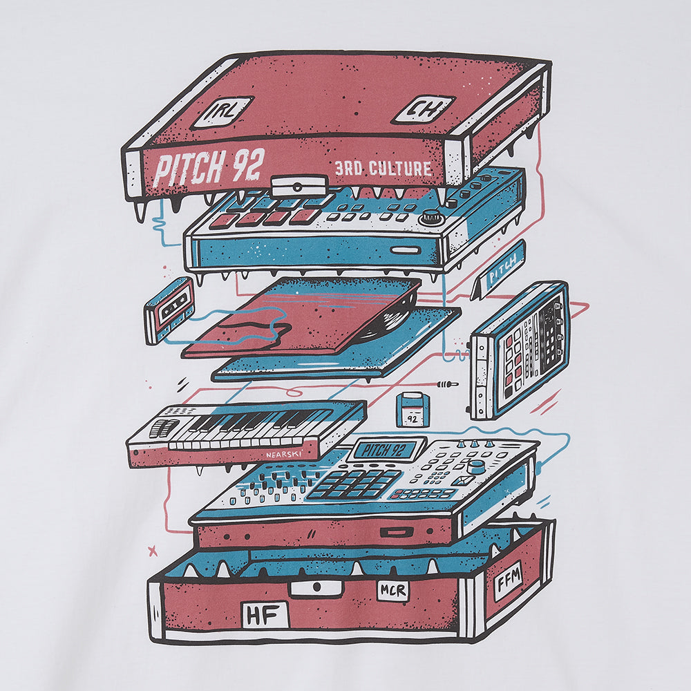 Pitch 92 - 3rd Culture T Shirt // White