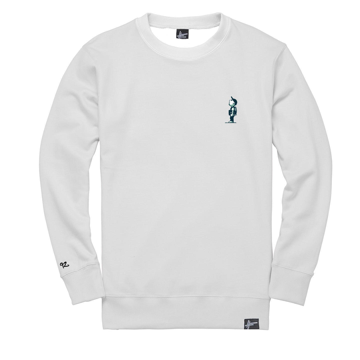 Pitch 92 - Intervals Jumper // White