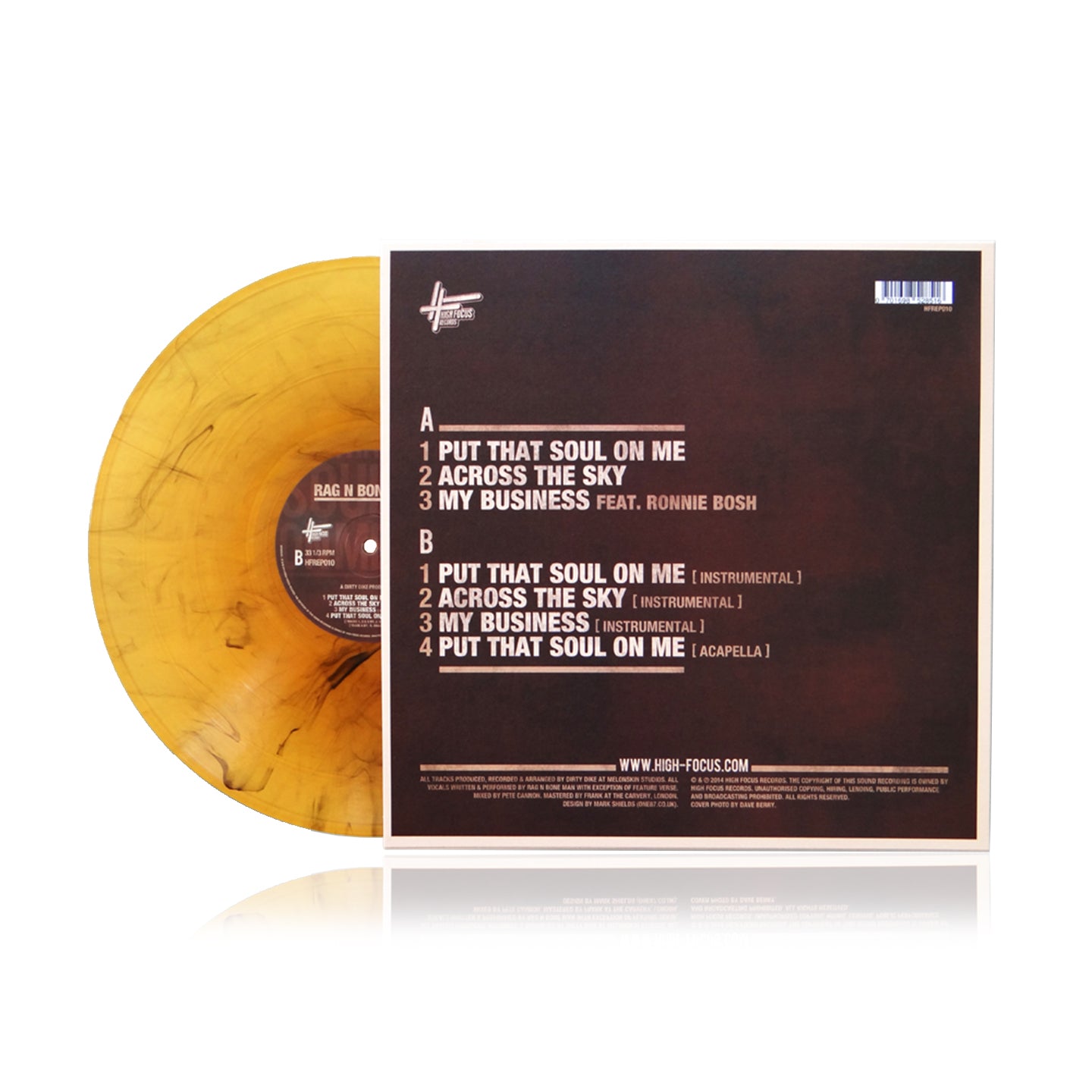 Rag'n'Bone Man - Put That Soul On Me (LIMITED EDITION 12" COLOUR VINYL - EP)
