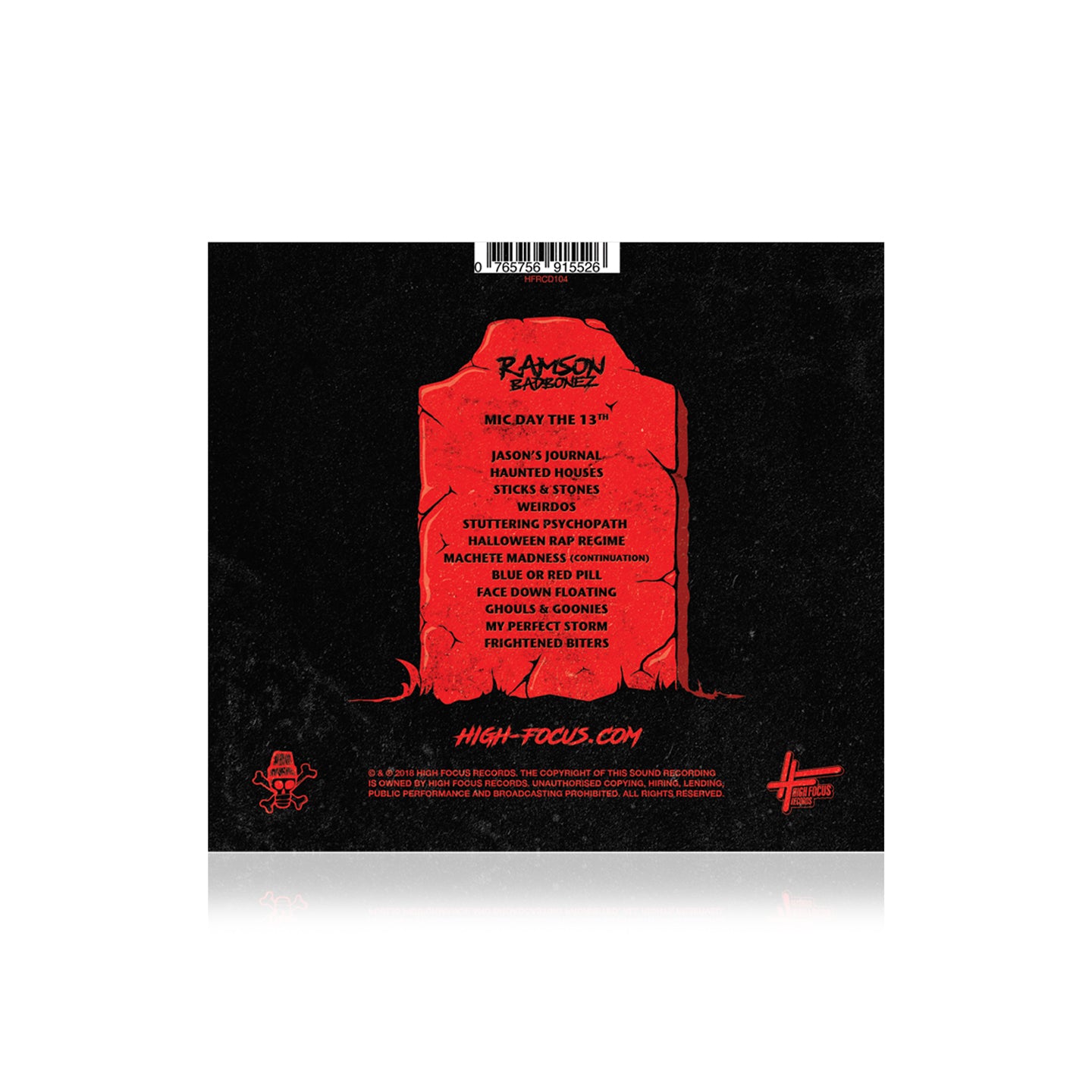 Ramson Badbonez - Mic Day The 13th (LIMITED EDITION CD)