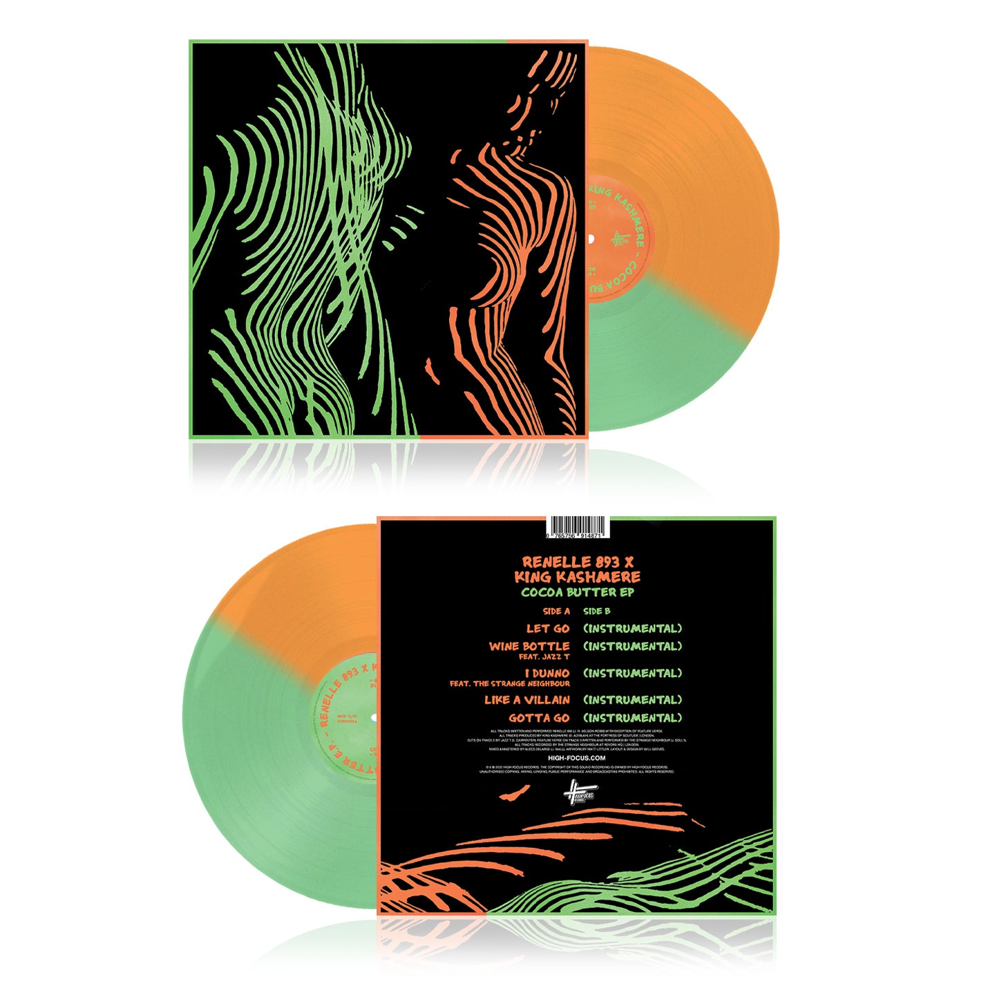 Renelle 893 & King Kashmere - Cocoa Butter (LIMITED EDITION 12" VINYL)