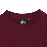 High Focus - Script T Shirt // Burgundy