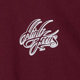 High Focus - Script T Shirt // Burgundy