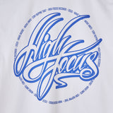 High Focus - Script T Shirt // White