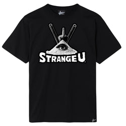 Strange U - 'Eye' T Shirt // Black