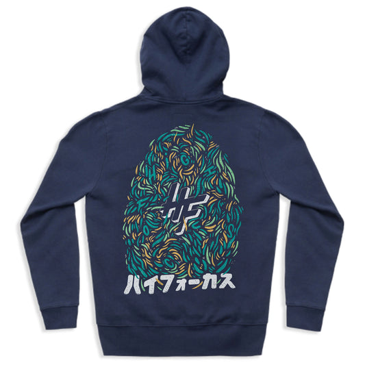 High Focus - Tokyo Bud Hoodie // Blueberry