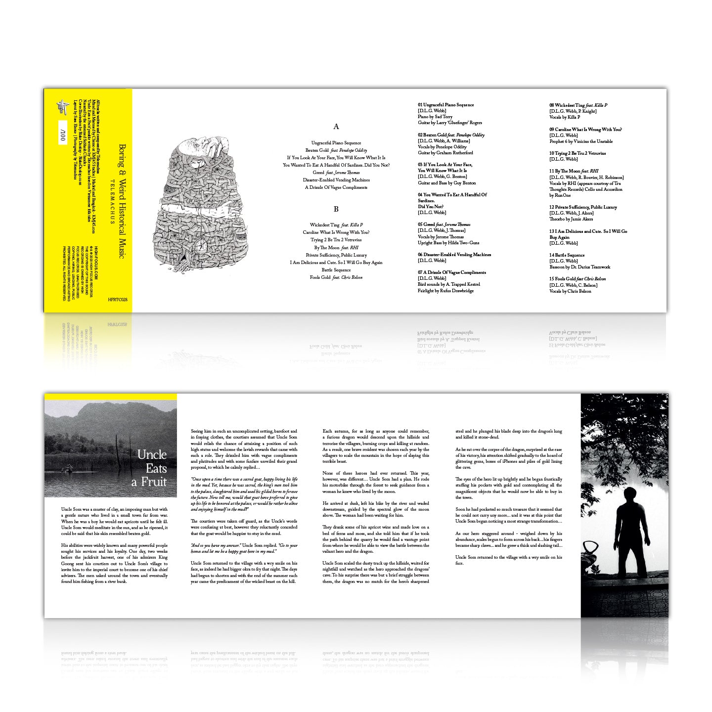 Telemachus - Boring & Weird Historical Music (LIMITED EDITION TAPE W/ 8 PAGE BOOKLET)