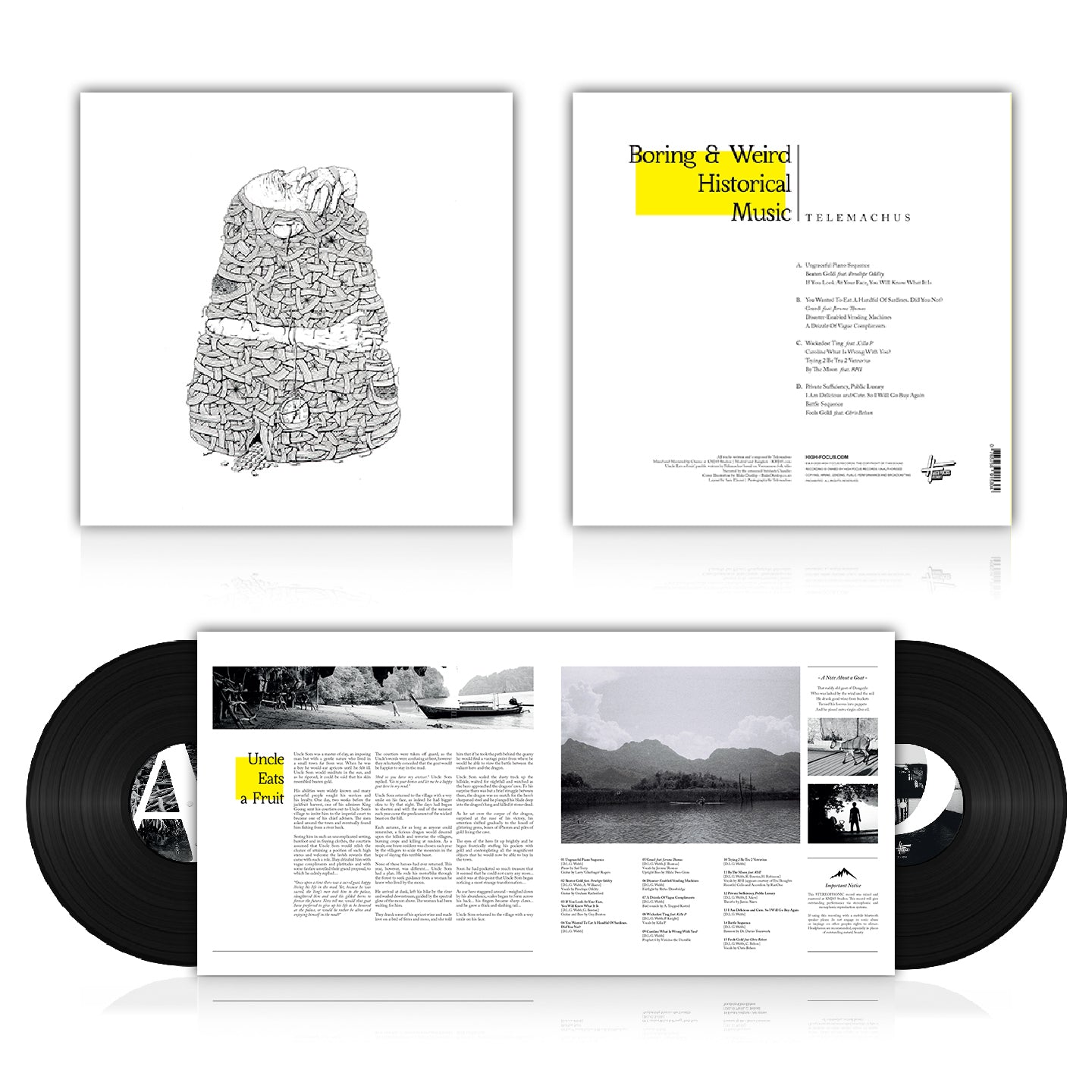 Telemachus - Boring & Weird Historical Music (LIMITED EDITION 2 x 12" GATEFOLD VINYL)