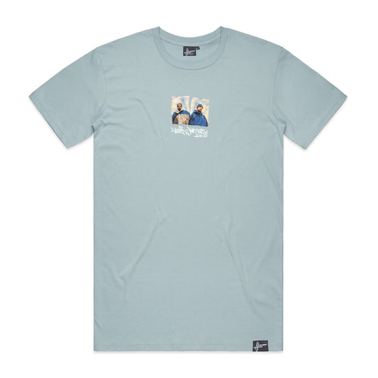 Verbz & Mr Slipz - 'Where It Started' T Shirt / Blue