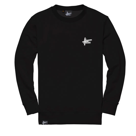 High Focus Classic Logo Jumper // Black
