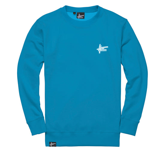 High Focus Classic Logo Jumper // Turquoise