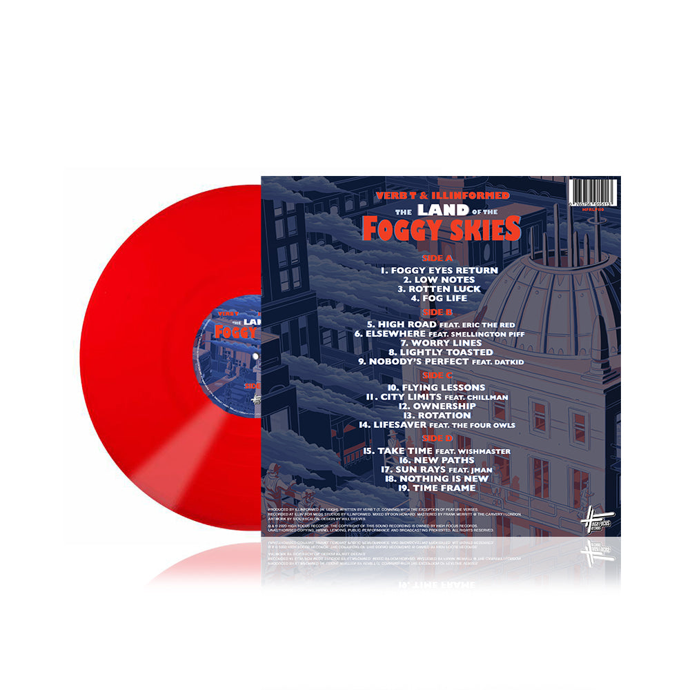 Verb T & Illinformed - The Land Of The Foggy Skies (LIMITED EDITION 2 x 12" RED VINYL)