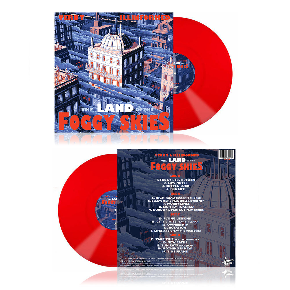Verb T & Illinformed - The Land Of The Foggy Skies (LIMITED EDITION 2 x 12" RED VINYL)