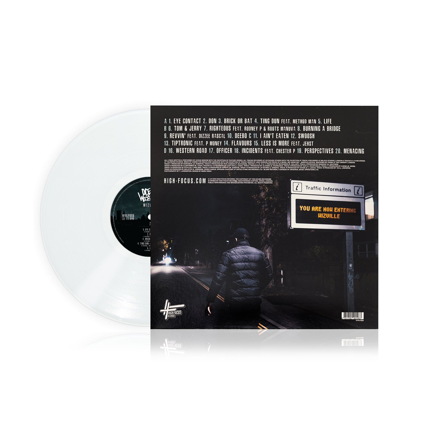 Ocean Wisdom - Wizville (SUPER LIMITED EDITION 12" WHITE VINYL)