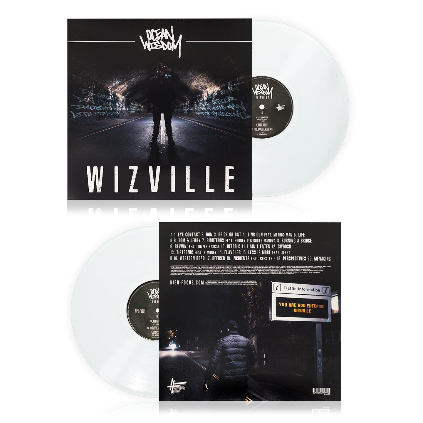 Ocean Wisdom - Wizville (SUPER LIMITED EDITION 12" WHITE VINYL)